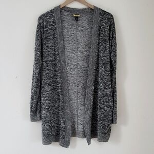 Prince & Fox Midi Long Cardigan Sweater Gray Heather Knit, Size S